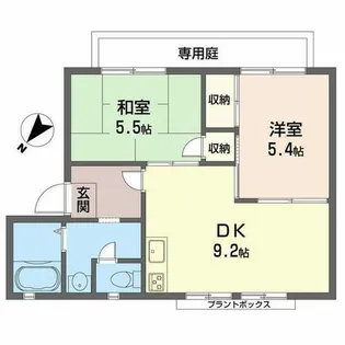 USハーモニー【1階】の間取り