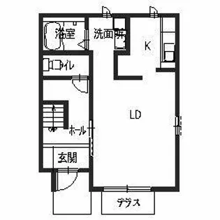 コンフォール松村【0106号室】の間取り