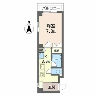 メゾン・ド・ビオラ【0502号室】の間取り