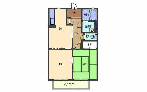 マピエス【B202号室】の間取り