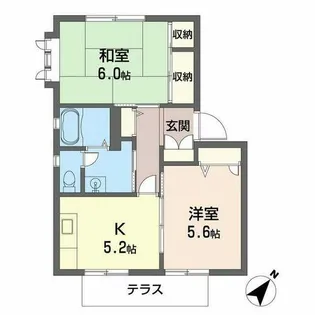 関守ハイツ【0102号室】の間取り