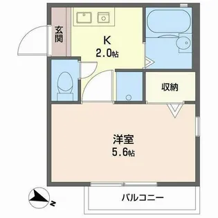 ネオ・コートー【0201号室】の間取り