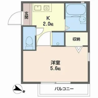 ネオ・コートー【0201号室】の間取り