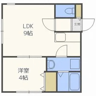 北海道札幌市中央区南七条西20丁目【マンション】の間取り