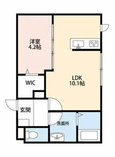 グランソレイユ【103号室】の間取り