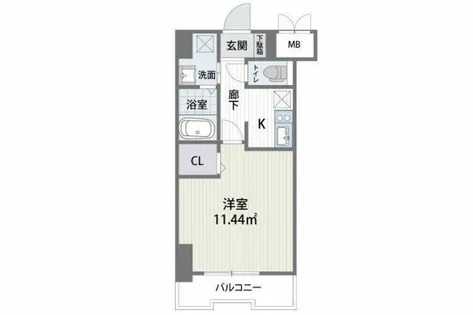 アルティザ博多駅南【10階】の間取り