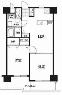 ディーセント天神南【8階】の間取り