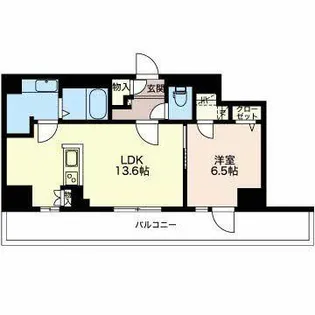 ロイジェント新栄II【3階】の間取り