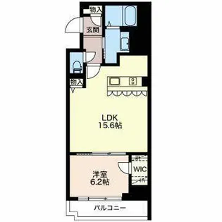 ロイジェント新栄II【0604号室】の間取り