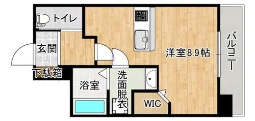 プライマル新大阪【2階】の間取り