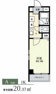 エトワールヴィル-R小阪本町クラッセ【6階】の間取り