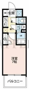 S-RESIDENCE大阪九条North【8階】の間取り