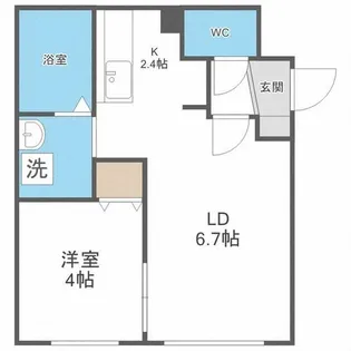 ARTISARA(アーティサーラ)【4階】の間取り