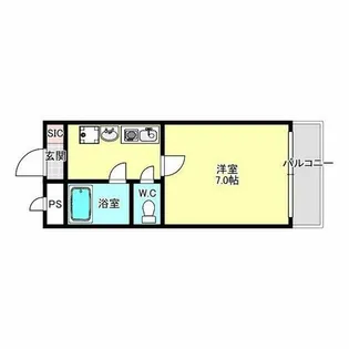 フォーラム福島・野田【4階】の間取り
