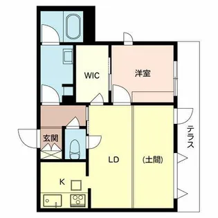 ルヴニールII【0102号室】の間取り