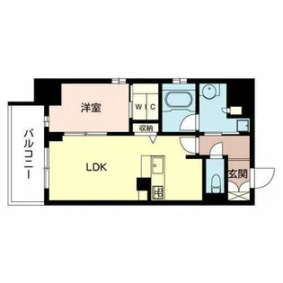 レフィシアコート難波【0802号室】の間取り