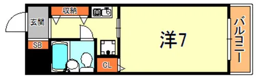 メゾン・ド・六甲パート3【4階】の間取り