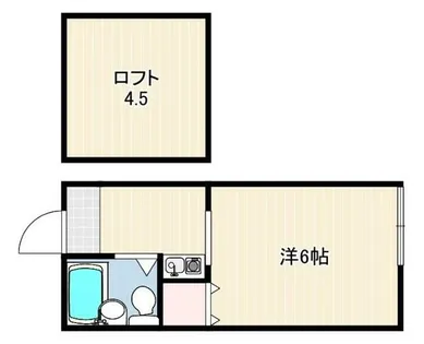 プチグレイス塚口弐番館【1階】の間取り