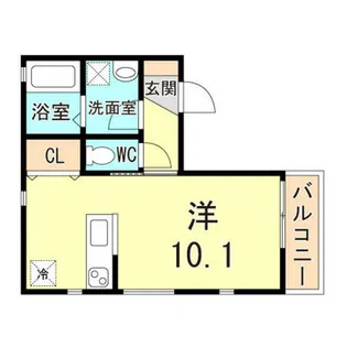 グランメール鳴尾町【1階】の間取り