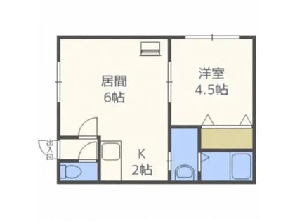 クレセア学園前【301号室】の間取り