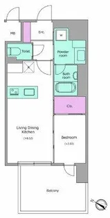 J.GRAN Court京町堀【12階】の間取り