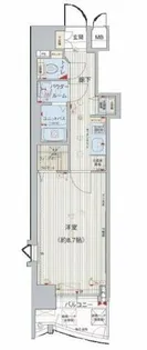 プレサンス本町プライム【11階】の間取り