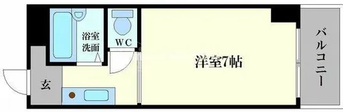 コート堀江【3階】の間取り