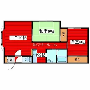 グリーンズハウス【3階】の間取り