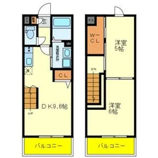 リーガランド南塚口【3階】の間取り