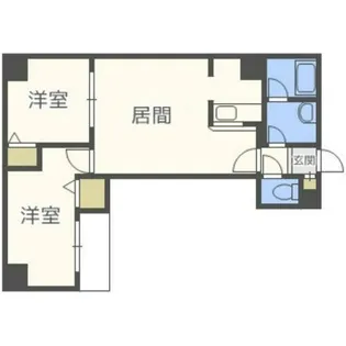 アンソレイエ ヴィ メゾン【903号室】の間取り
