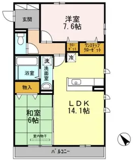 大阪府茨木市耳原1丁目【アパート】の間取り