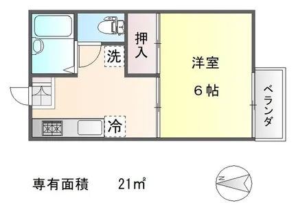 MAISON HOLLY-HOCK【2階】の間取り