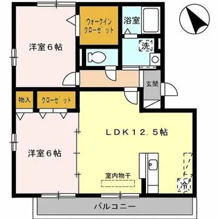 サニーコート【202号室】の間取り