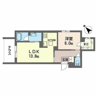 カヴァリエーレ【0103号室】の間取り