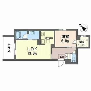 カヴァリエーレ【0103号室】の間取り