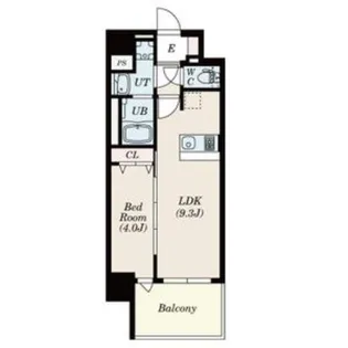 エスライズ神戸三宮山手壱番館【5階】の間取り