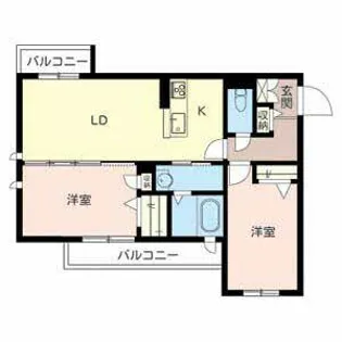 シャーメゾン拓【0302号室】の間取り