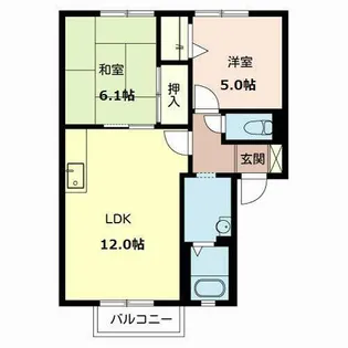 フォーレス・イン・西島A・B【B201号室】の間取り