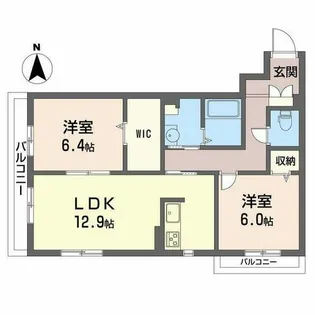 ヒルズ・プリメーラ【0203号室】の間取り