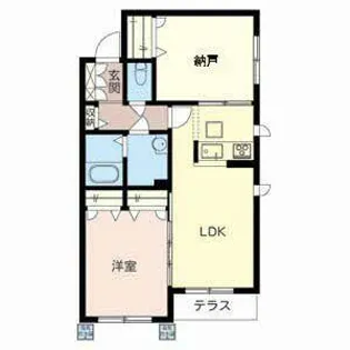 シャーメゾン サン ピラー【0201号室】の間取り