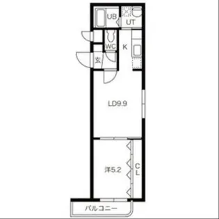 live well6-5(リヴウェル6-5)【201号室】の間取り