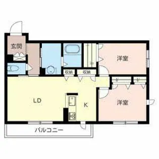 カスケード レジデンス【0202号室】の間取り