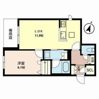 グランイーグル【0101号室】の間取り