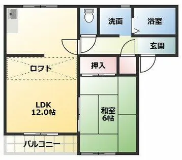 ステージ21 A B棟【2階】の間取り