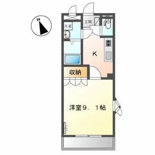 リヴィエール・ヴィレッジ【1階】の間取り