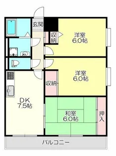 ガーデン成法【7階】の間取り