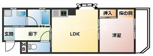 アメニティ宮前公園【1階】の間取り