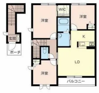 シャーメゾン坂元【2階】の間取り