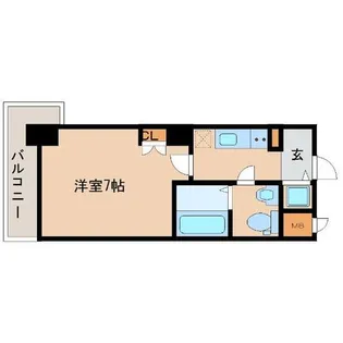 エス・キュート尼崎2【8階】の間取り