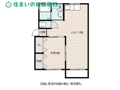 ソファレ小河原B【1階】の間取り